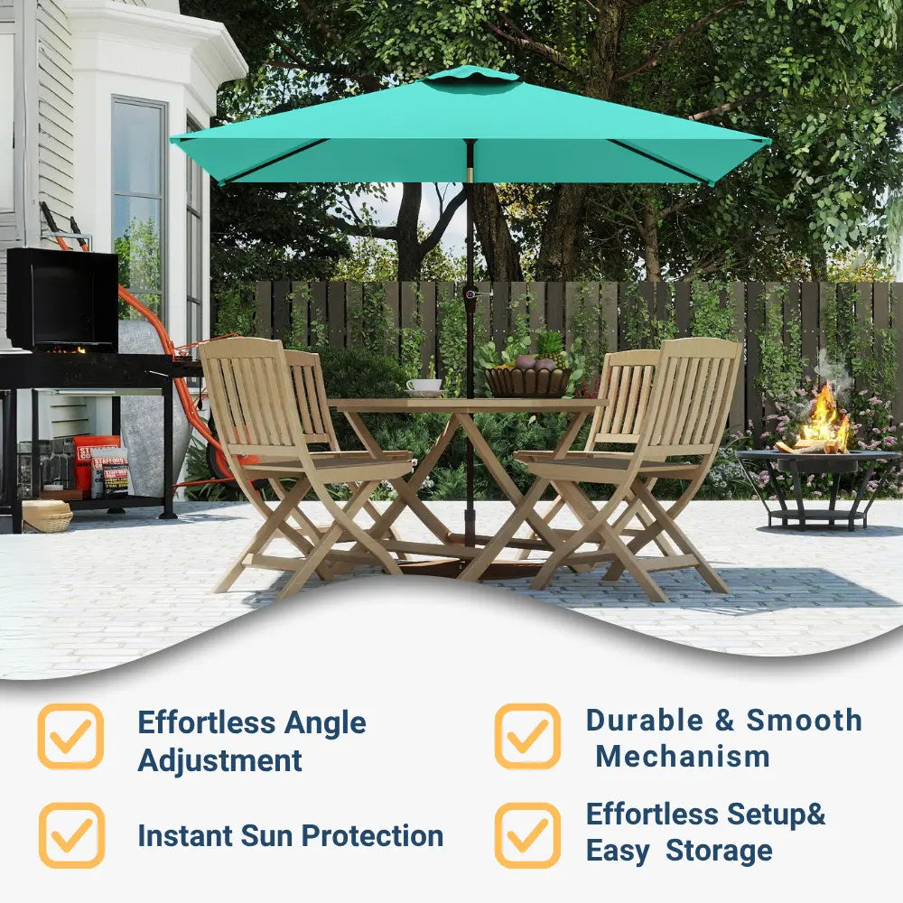 patio kingdom rectangular patio umbrella