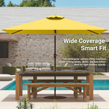 patio kingdom rectangular patio umbrella