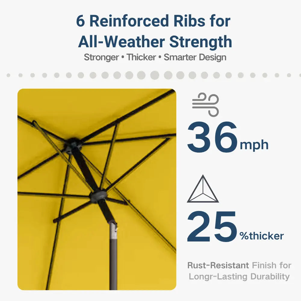 patio kingdom rectangular patio umbrella