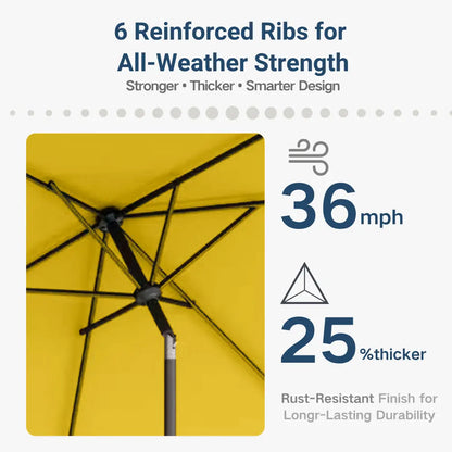 patio kingdom rectangular patio umbrella