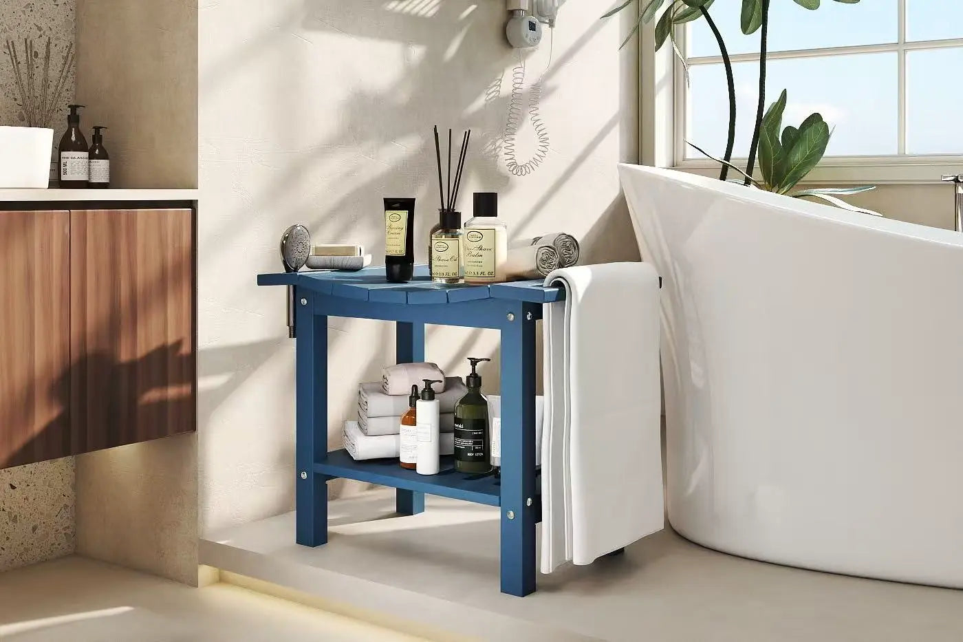 patio kingdom shower bench
