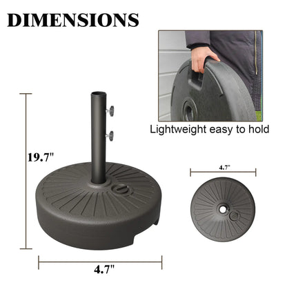 Umbrella Base Water Filled