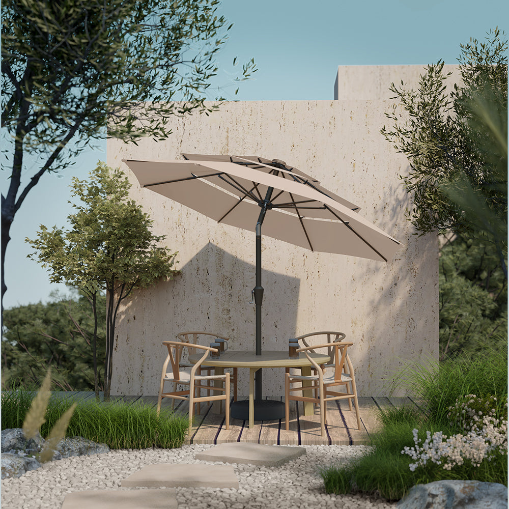 3 Tier Auto-tilt Patio Umbrella