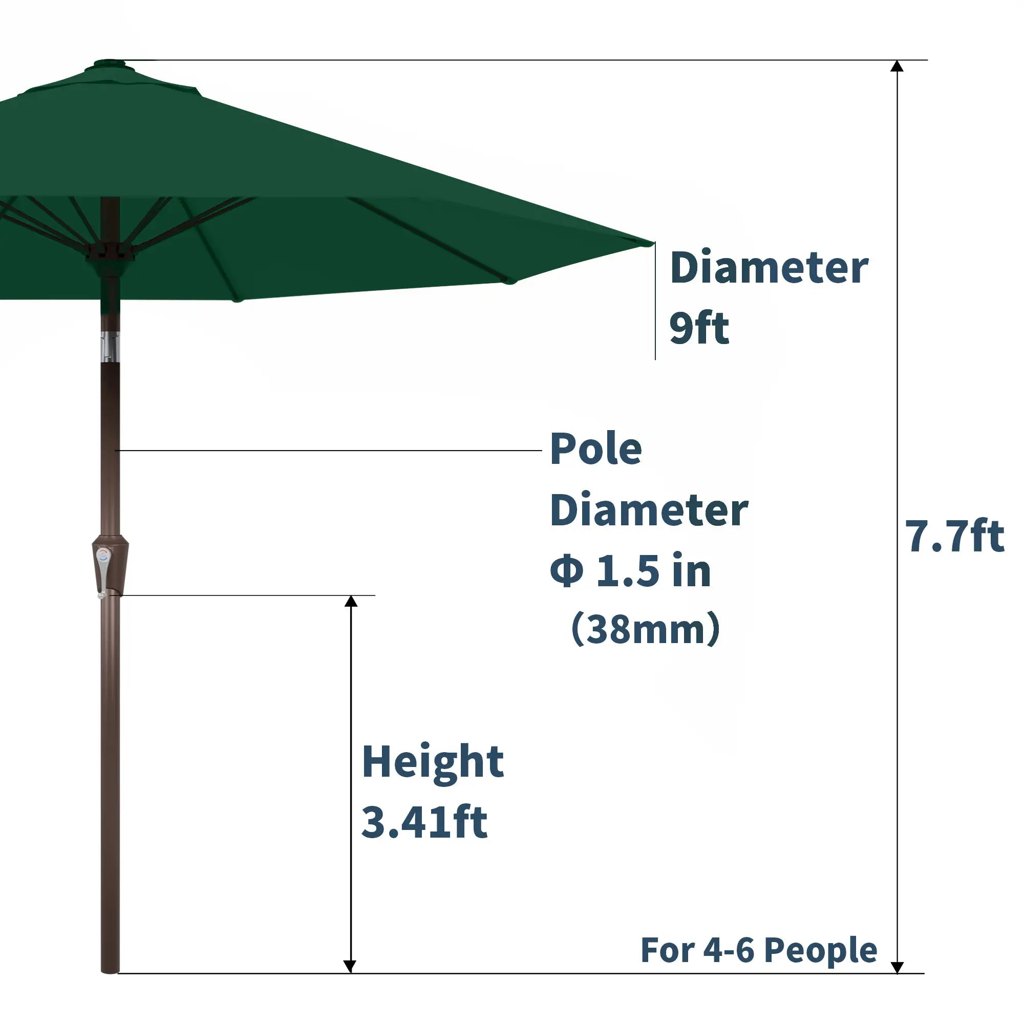 Patio Kingdom outdoor umbrella