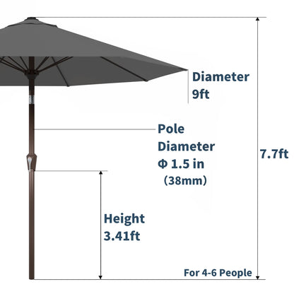 Patio Kingdom outdoor umbrella