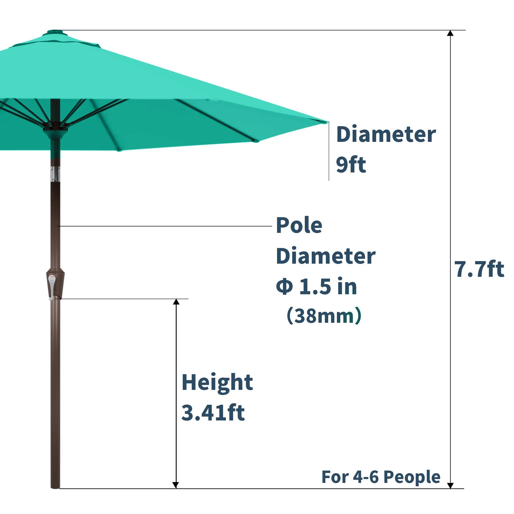 Patio Kingdom outdoor umbrella