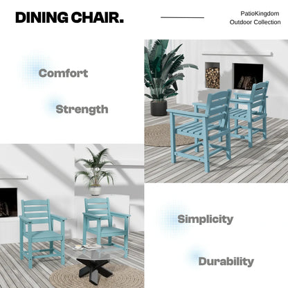 Patio Kingdom HDPE Dining table set