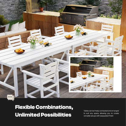 Patio Kingdom HDPE Dining table set