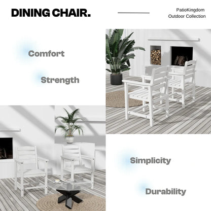 Patio Kingdom HDPE Dining table set