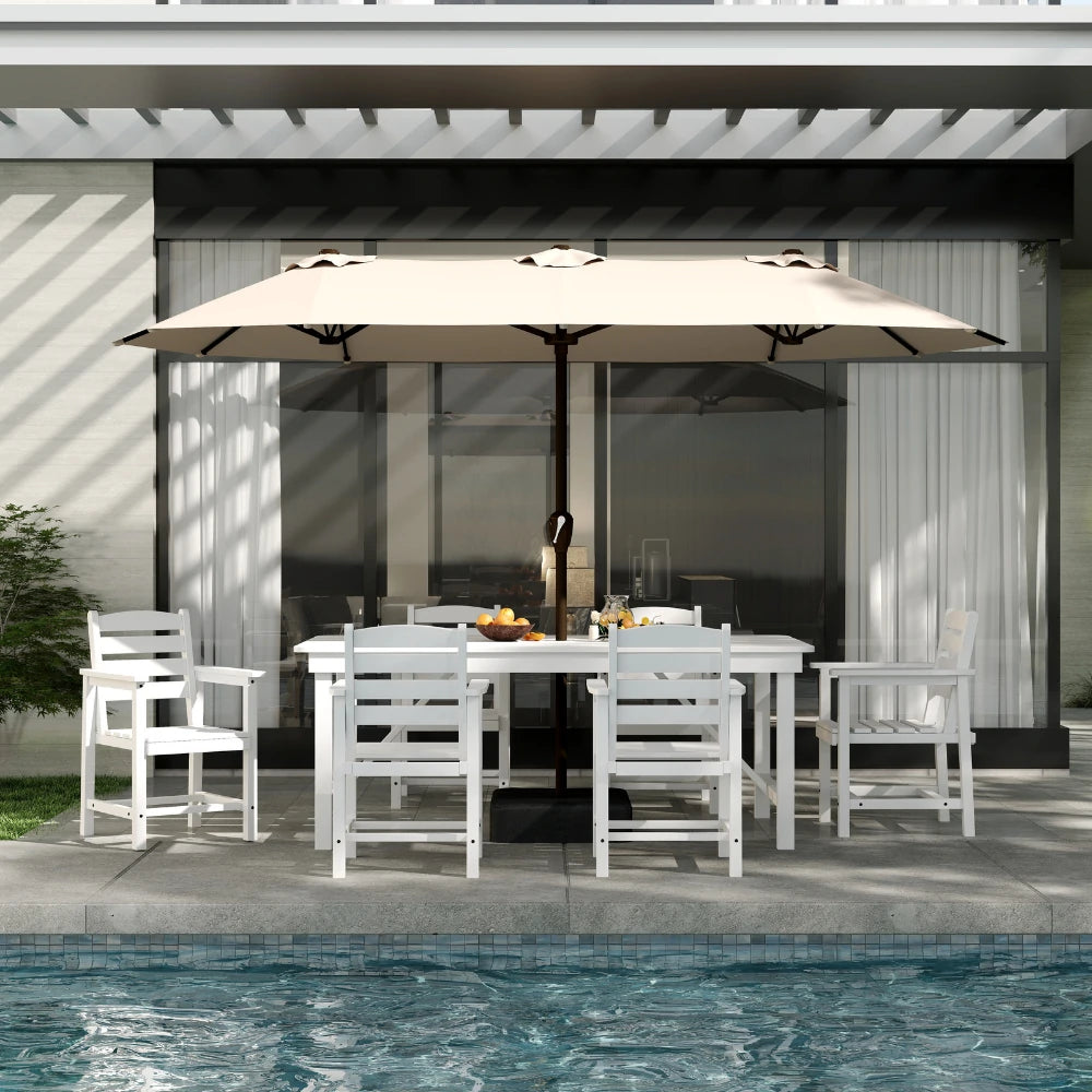 Patio Kingdom HDPE Dining table set