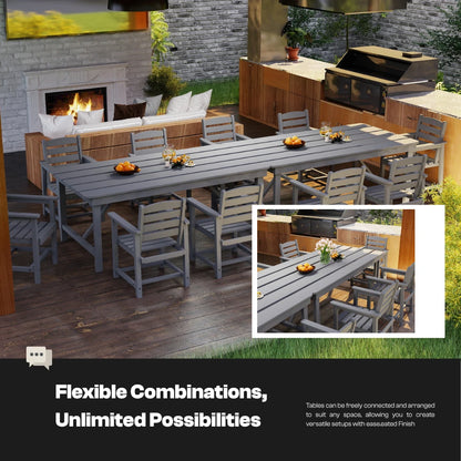 Patio Kingdom HDPE Dining table set
