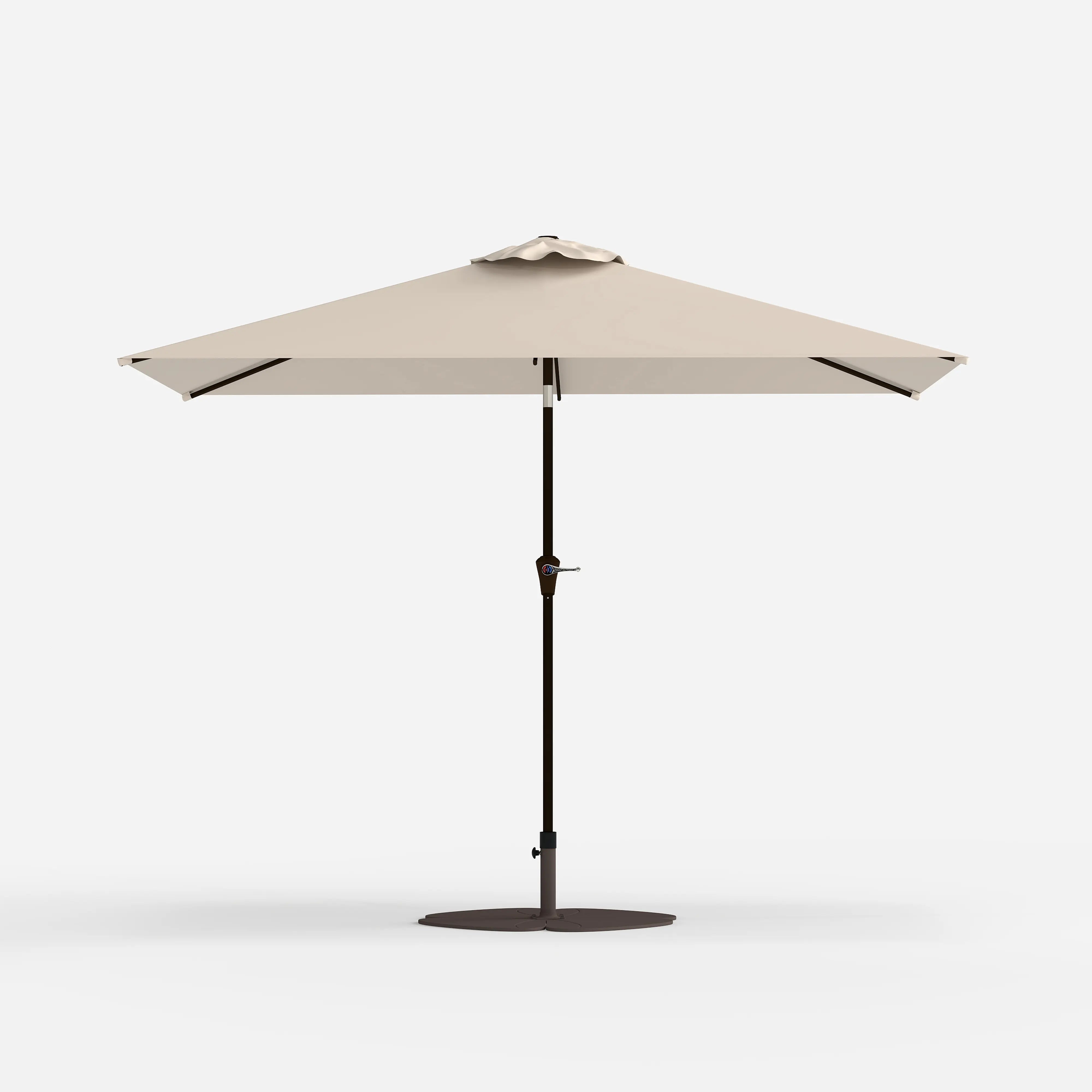 PatioKingdom Rectangular Patio Umbrella, Outdoor Umbrella for Pool ...