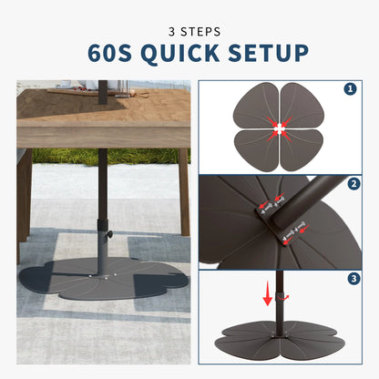 Petal Patio Umbrella Base