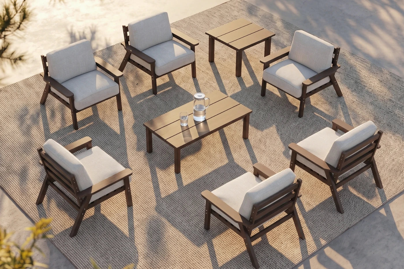 Perli™ HDPE Patio Armchair Set