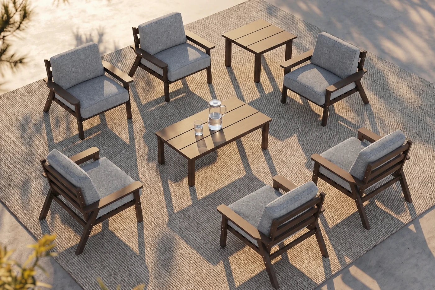 Perli™ HDPE Patio Armchair Set