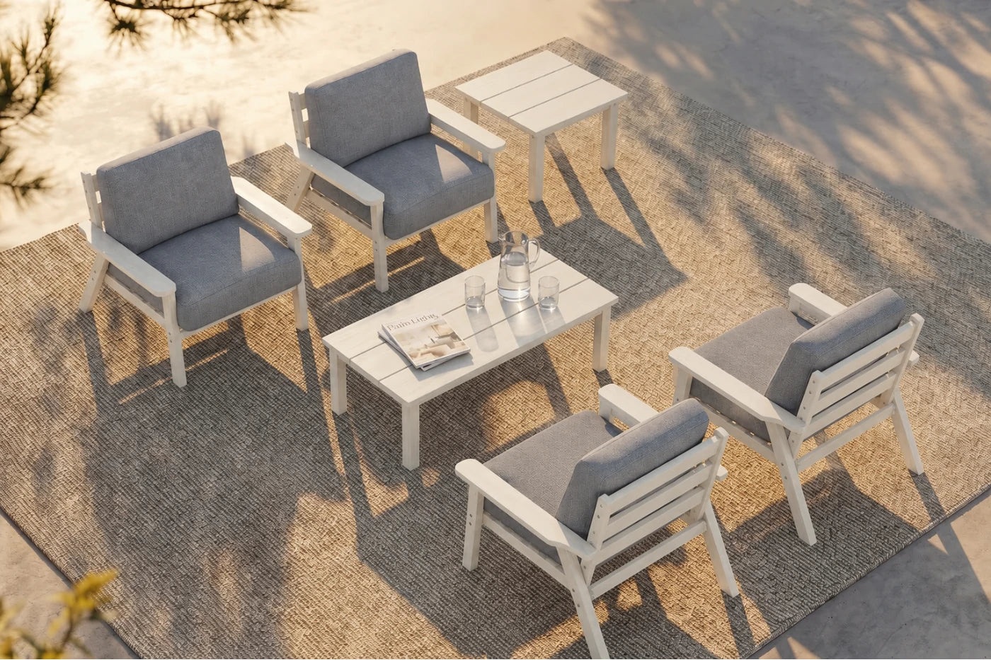 Perli™ HDPE Patio Armchair Set