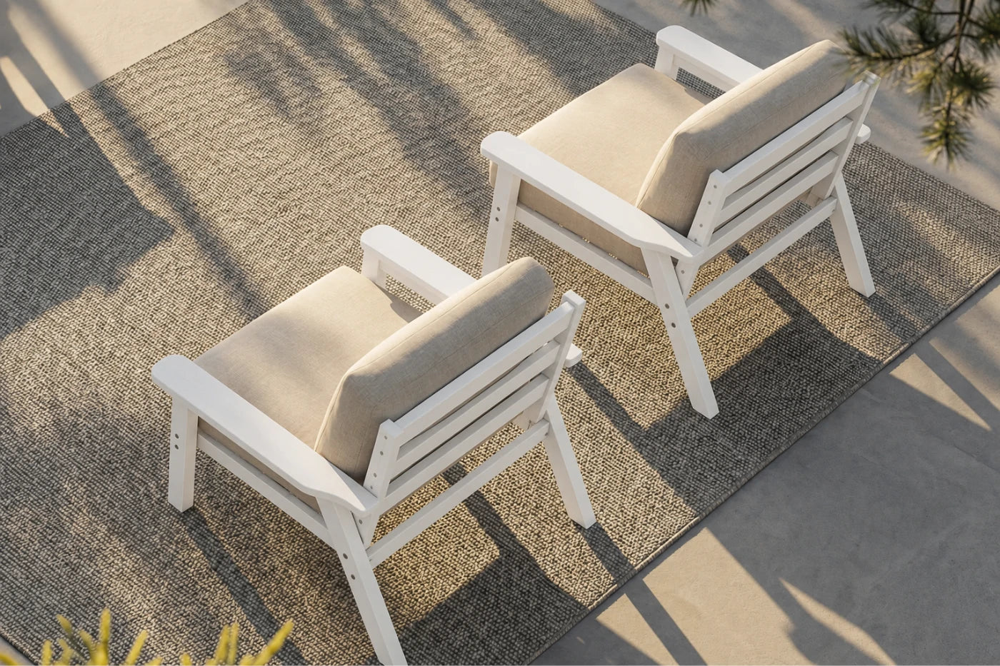 Perli™ HDPE Patio Armchair Set