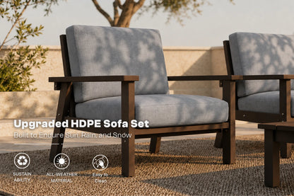 Perli™ HDPE Patio Armchair Set