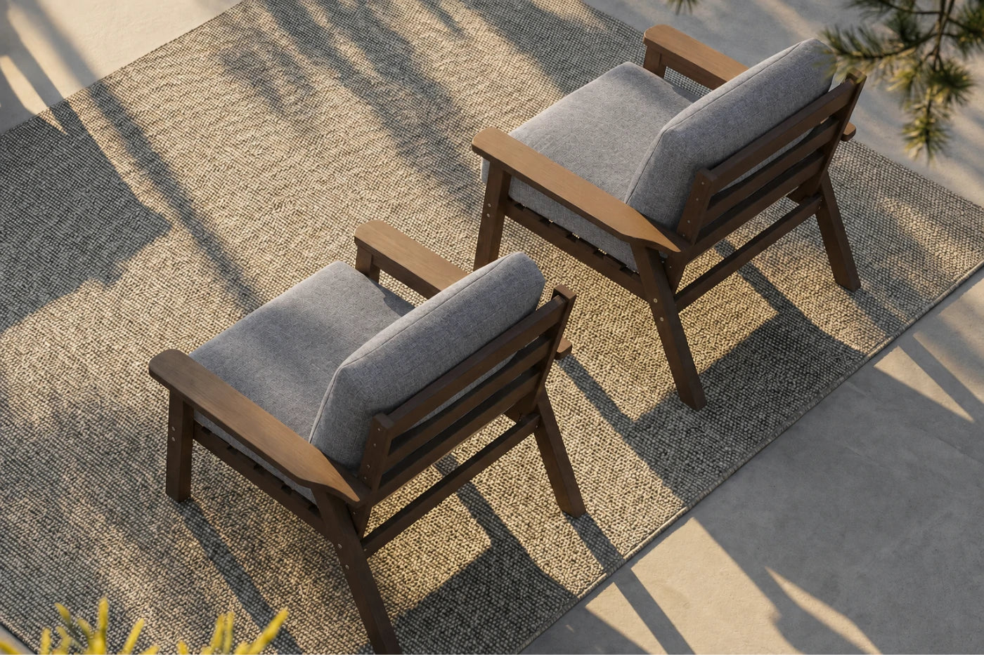 Perli™ HDPE Patio Armchair Set