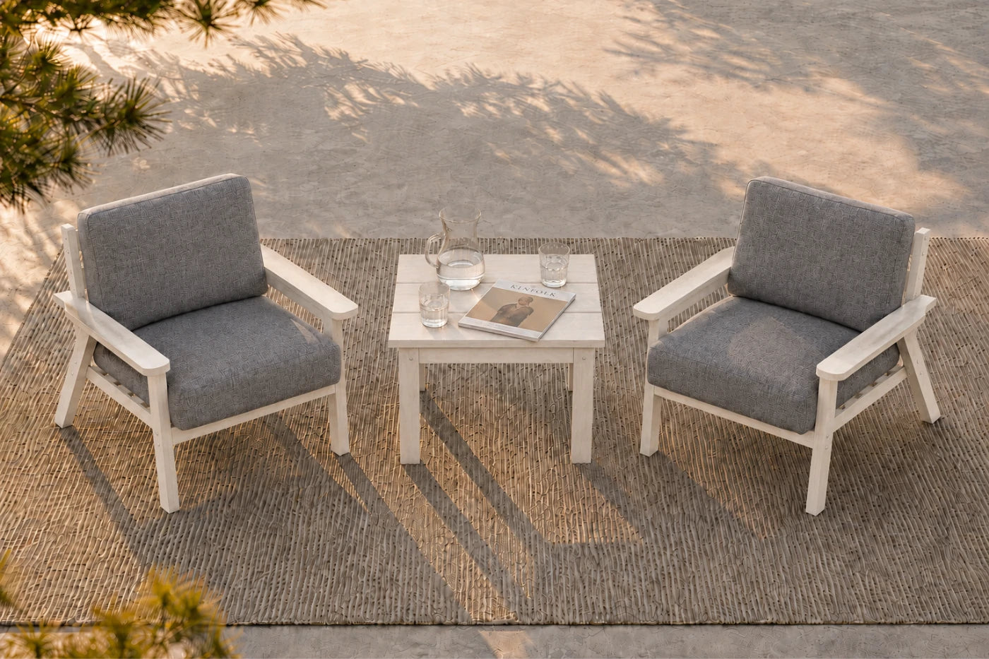 Perli™ HDPE Patio Armchair Set