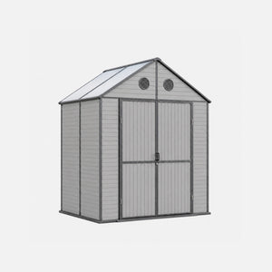 Resin Storage Shed with Polycarbonate Roof