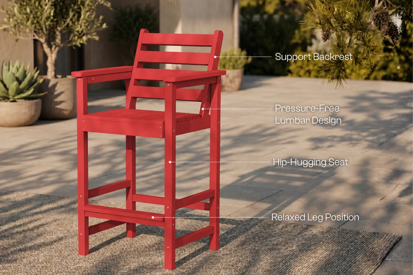 Adirondack Bar Set