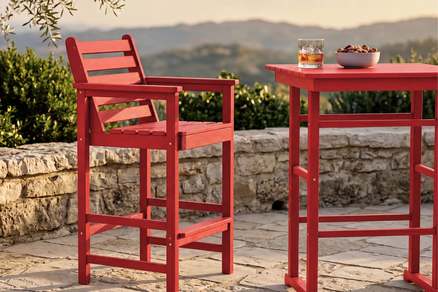 Adirondack Bar Set