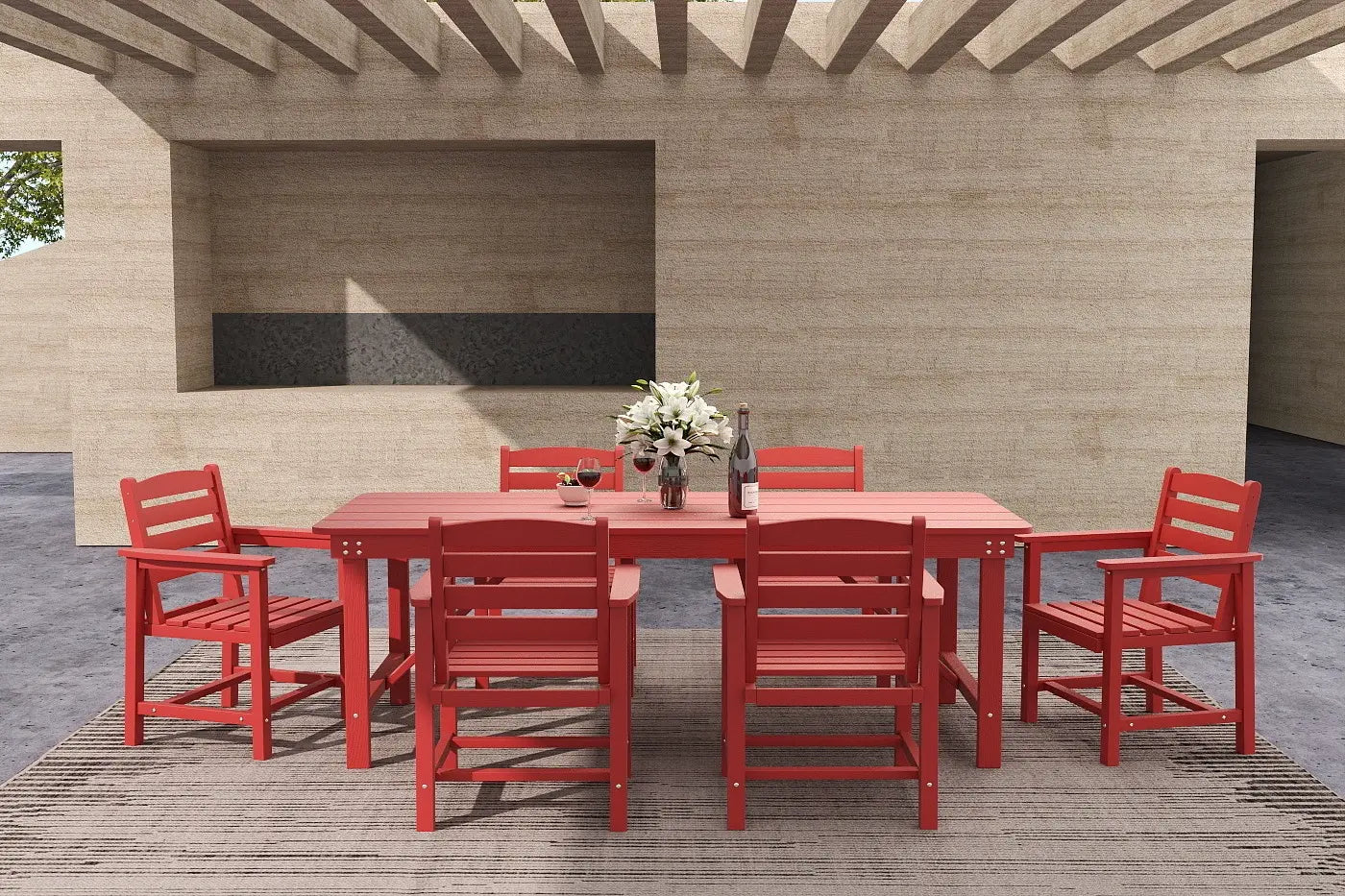HDPE Outdoor Dining Set