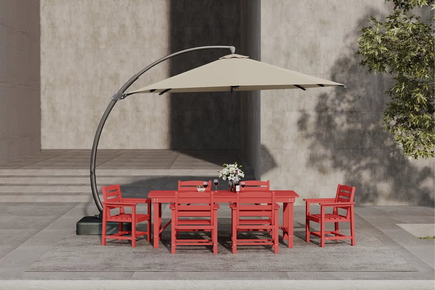 HDPE Outdoor Dining Set