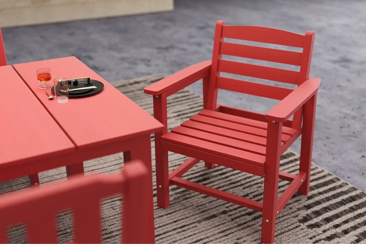 HDPE Outdoor Dining Set