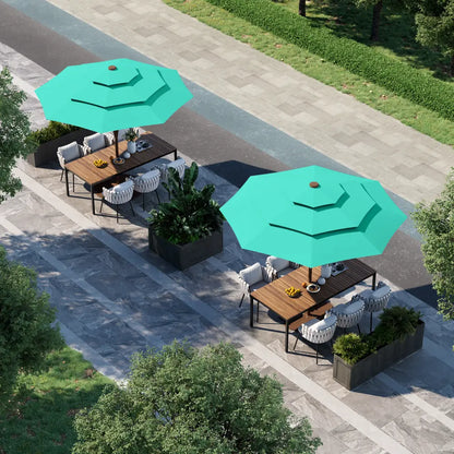 3 Tier Auto-tilt Patio Umbrella