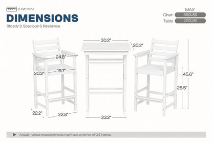 Adirondack Bar Set